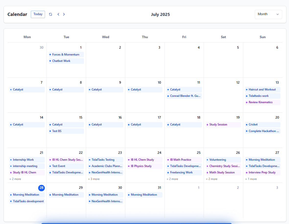 Calendar Integration Preview
